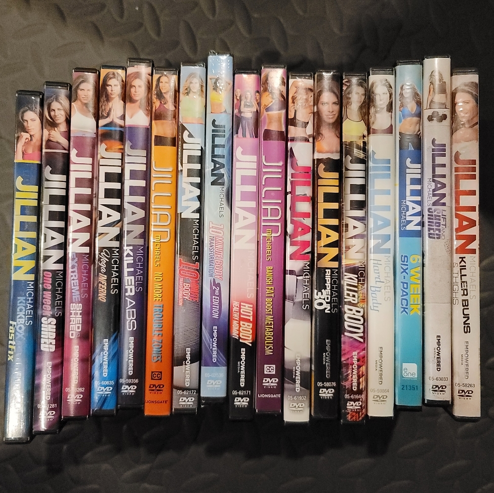 Jillian Michaels DVD collection